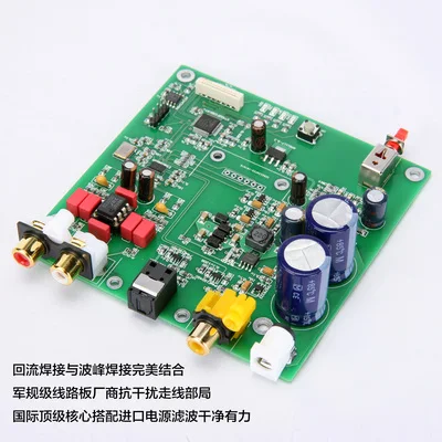 ES9038 Q2M I2S DSD волоконный коаксиальный входной декодер DAC высокое соответствие