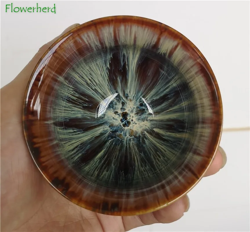 

Ceramic Porcelain Tea Cup Teaware Tea Bowl Junyao Ceramic Single Cup Kiln Change Bowl Cup Creative Tea Cup Kung Fu Tea Cup