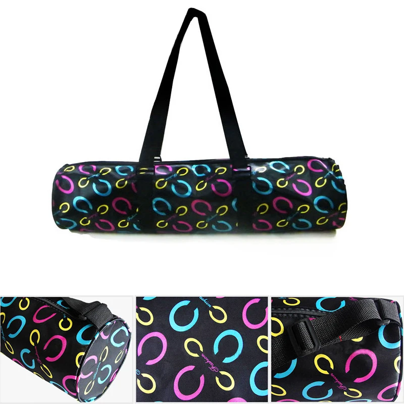 2018 напечатанный Оксфорд йога мешок 65x15 см спортивные сумки для тренажерного зала