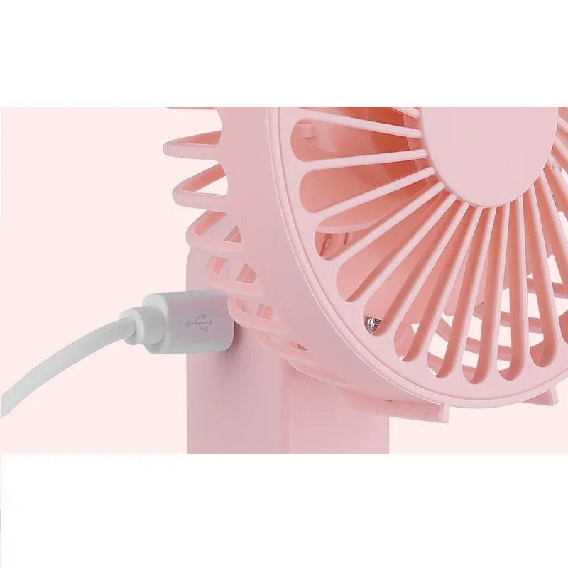 

2021 Mini Handheld Fan Portable Rechargeable Battery Operated Cooling Desktop with Base 3 Modes for Home Office Travel Outdoor