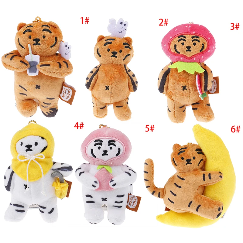 

1 шт., плюшевая игрушка «Тигр», 11 см