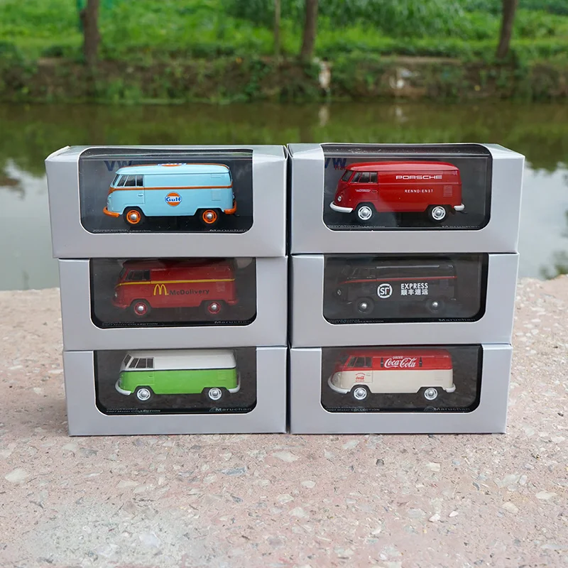 

1/64 scale alloy bus car van mini toy metal vehicle collection gift kids children souvenir diecast artwork home show decoration