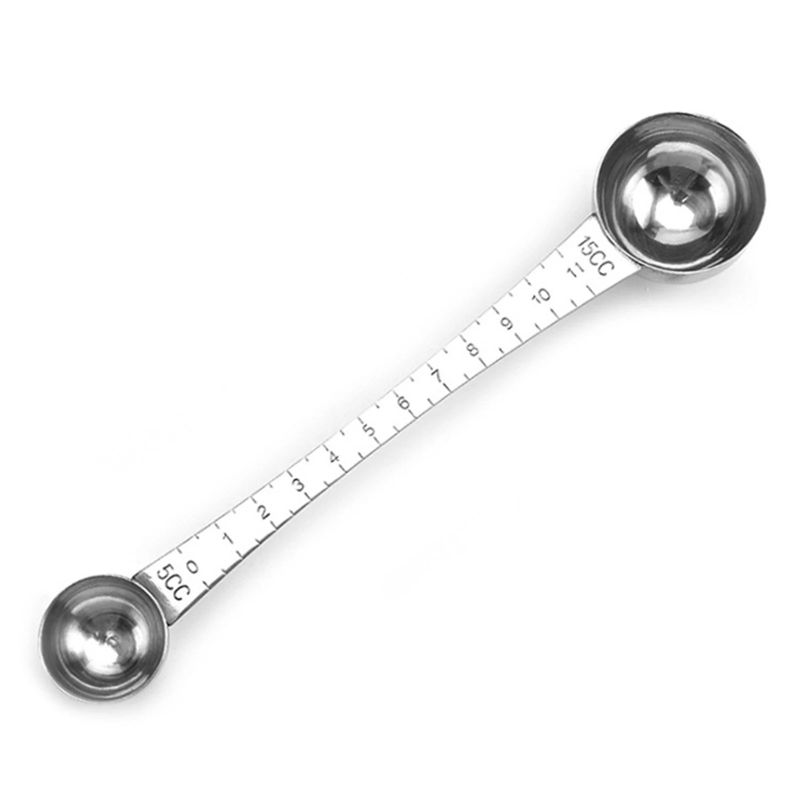 

Мерная ложка с двойными концами из нержавеющей стали со шкалой, кофейная ложка, столовая ложка
