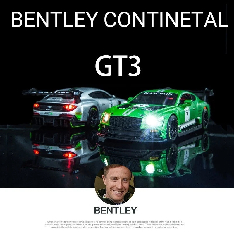 1:32 infinetal GT3 гоночный автомобиль сплава модели литья под давлением зеленый