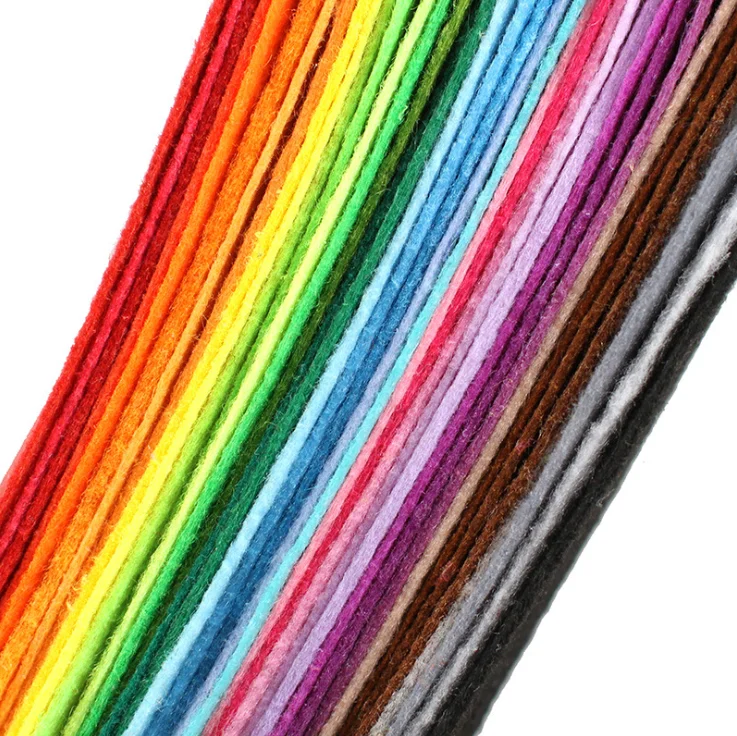 Нетканый фетровый материал комплект ткани толщиной 1 мм для шитья кукол фетровые