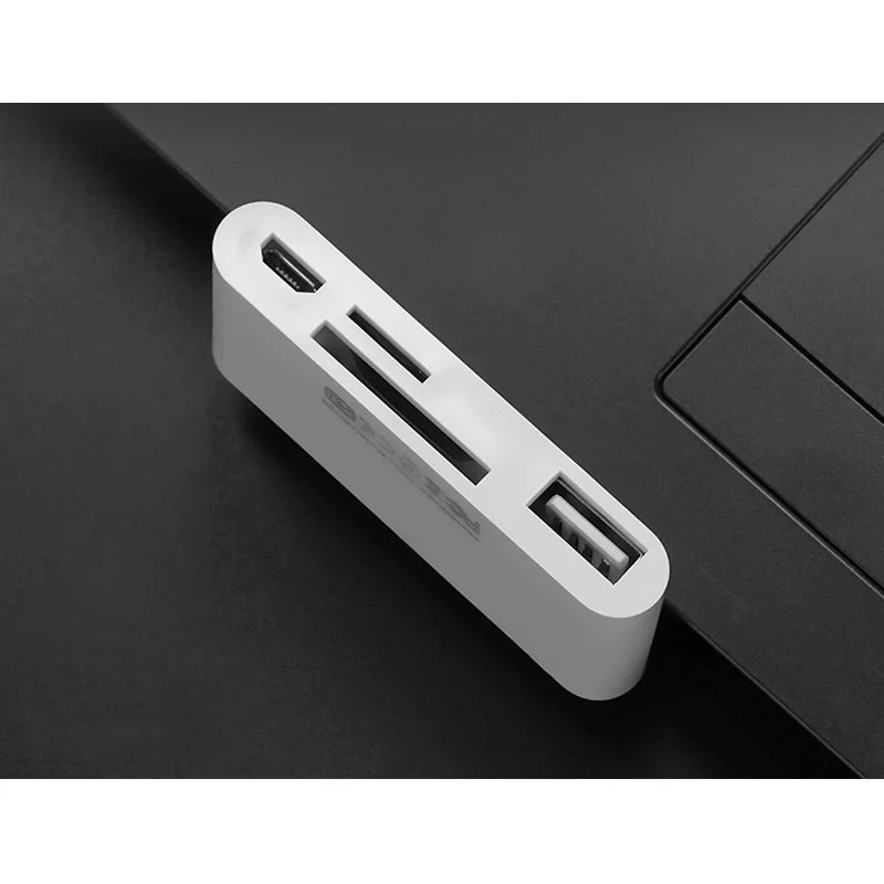 4в1 OTG кард-ридер iOS Телефон SD TF карта памяти ПИСАТЕЛЬ USB 2,0 Комплект для подключения камеры Адаптер для iPhone X XS MAX XR 6 7 8 iPad