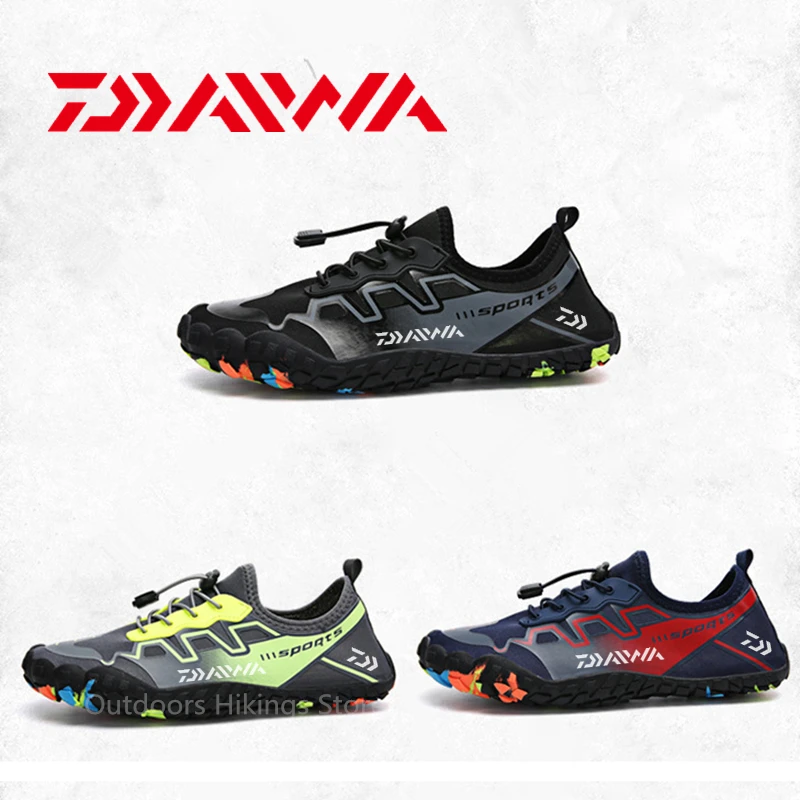

Daiwa 2021 Men's Autumn Spring New Fishing Shoes Anti-skid Outdoor Waterproof Quality Large Size Walking Camping Sport Shoes