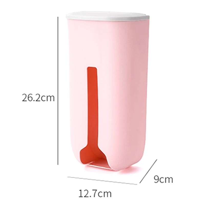 

1 PC garbage bag storage box kitchen bedroom bathroom storage rack organizer bag home creative plastic bag dispenser Storage Bag