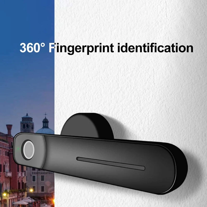 

Smart Home Door Lock Keyless Entry Safely Home Biometric Fingerprint Lock Electric Handle Door Lock