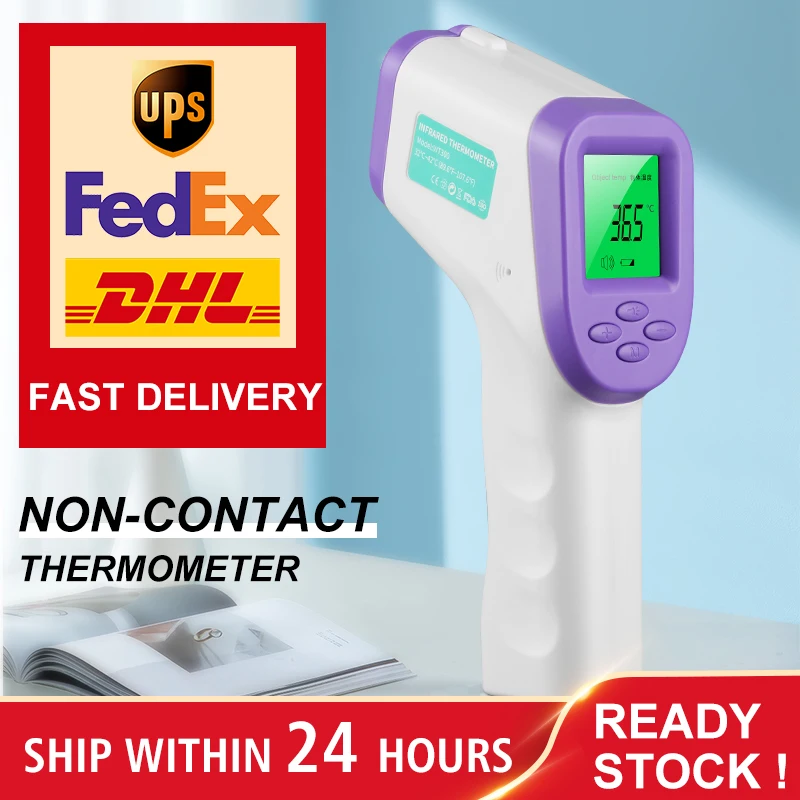 В наличии детский Инфракрасный термометр бесконтактный лоб цифровой пистолет
