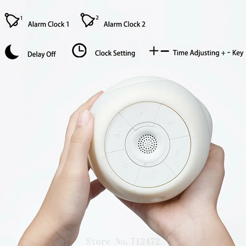 Будильник Xiaomi MUID с большим белым медведем будильник студенческие цифровые часы