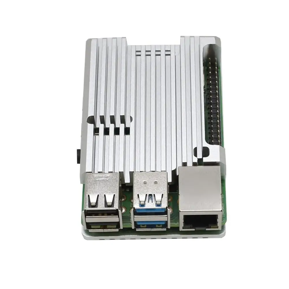 Для Raspberry Pi 4 Модель B защитные доспехи Алюминий сплав чехол пассивное охлаждение