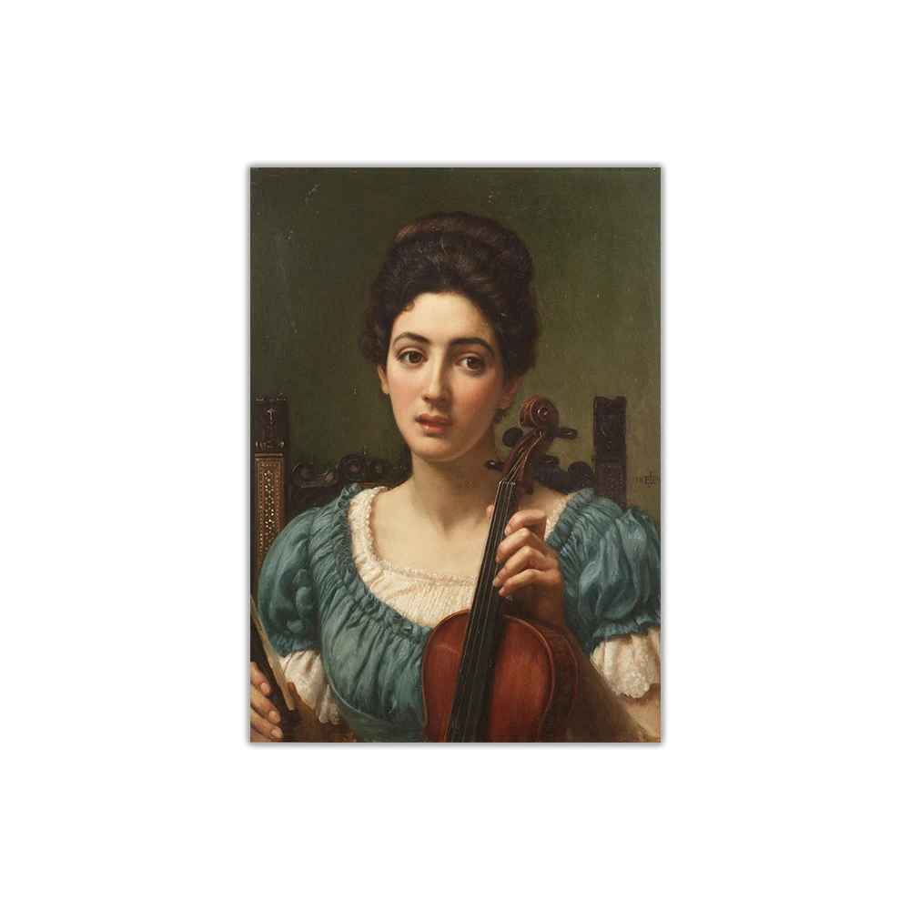 Картина маслом Эдвард Джон поинтер из скрипача художественный постер