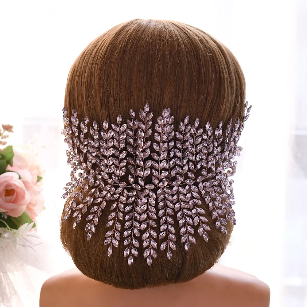 Великолепная свадебная корона TRiXY H238 для невесты роскошная Свадебная повязка на