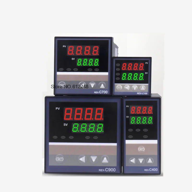 Intelligent Digital Display Temperature Controller REX-C100-400-C700-C900
