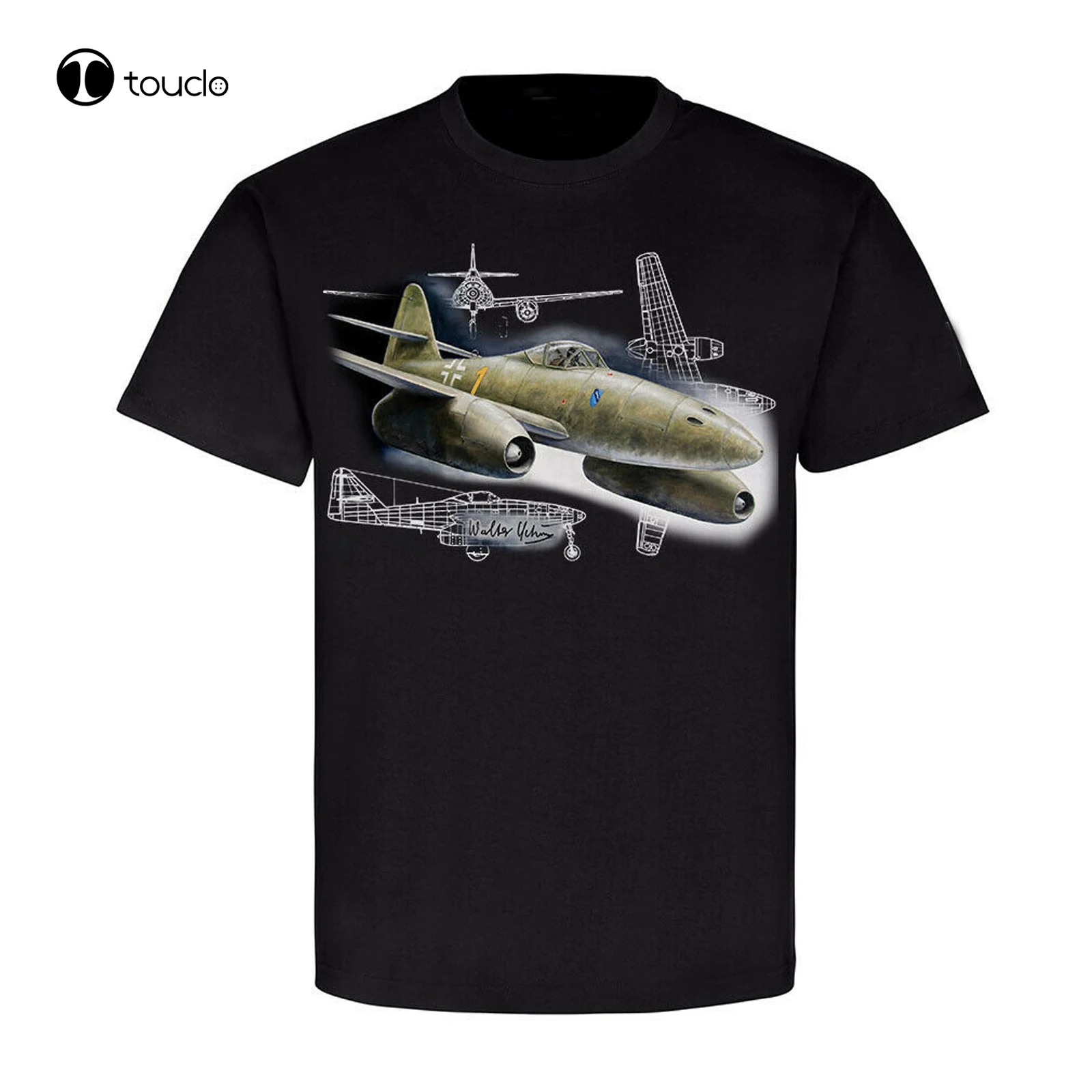 

Wwii German Air Force Me-262 Schwalbe Jet Fighter T-Shirt. Summer Cotton Short Sleeve O-Neck Mens T Shirt New S-5Xl Unisex