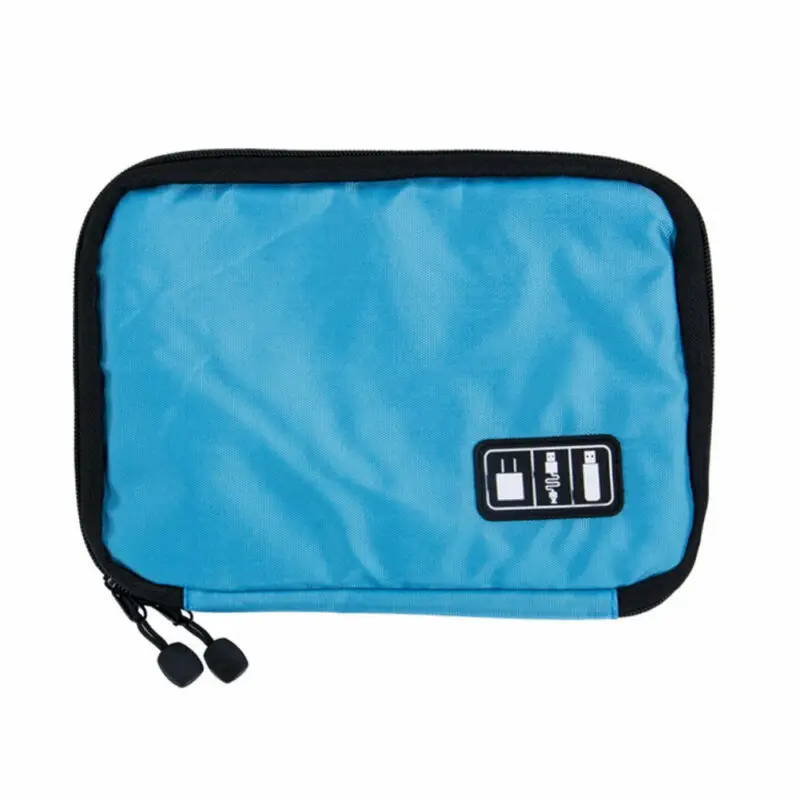 

1pcs Travel Electronics Cable Organizer Bag Portable Storage Case for Mobile Phone Hard Drive Cords USB Cables Charger Organizer