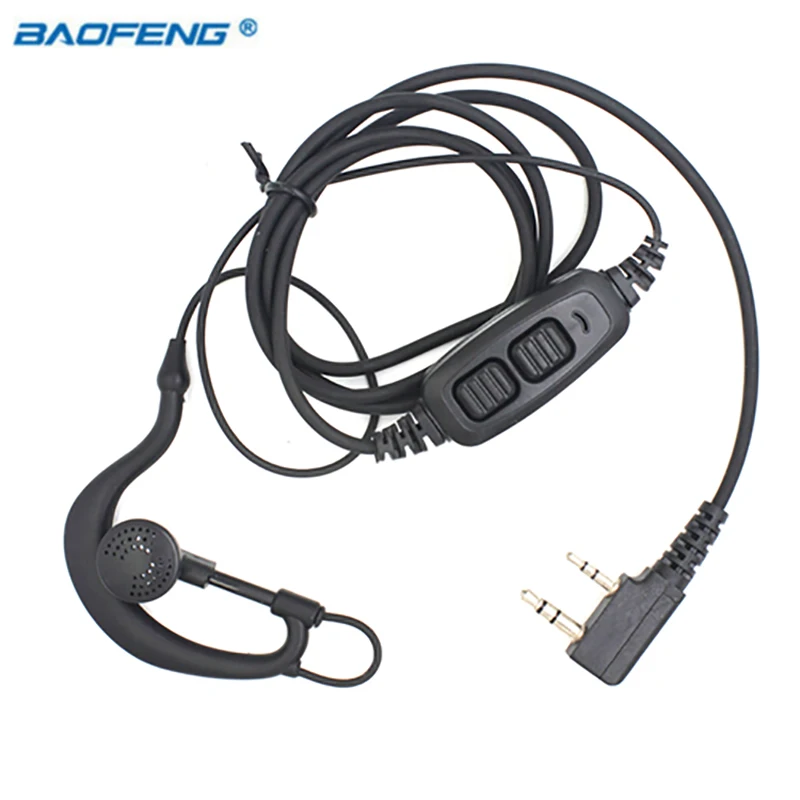 Baofeng Uv 82 Скрытая акустическая Воздушная трубка Двойные Ptt наушники для UV-82 UV82 Walkie