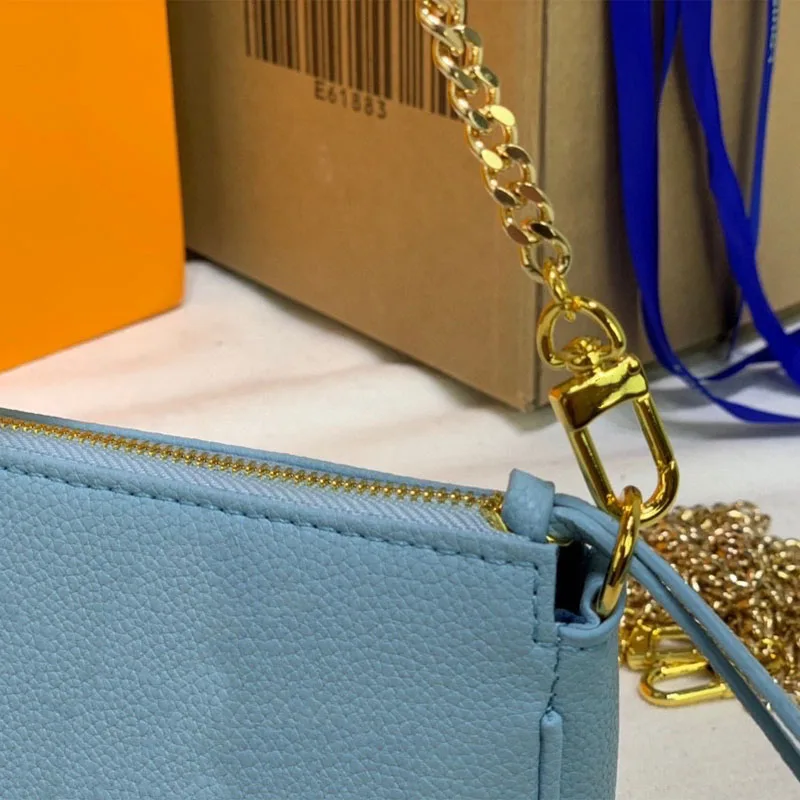 

Женская сумка из натуральной кожи, роскошная дамская сумка-мессенджер с подарочной коробкой, женская сумка с цепочкой и золотым ремешком