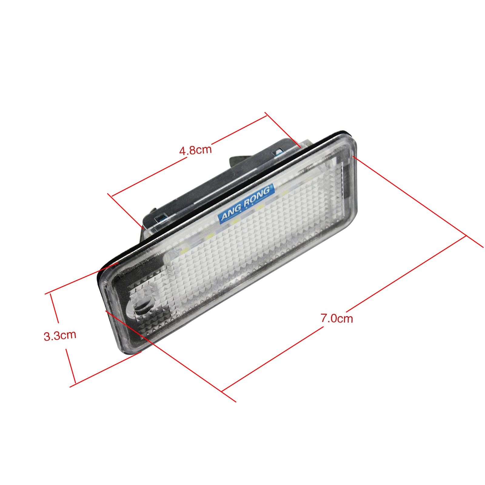 ANGRONG 2X 18 SMD 5050 Canbus номерной знак светодиодный светильник для AUDI A6 C6 S6 A4 S4 B6 B7 A8 S8 A3 |