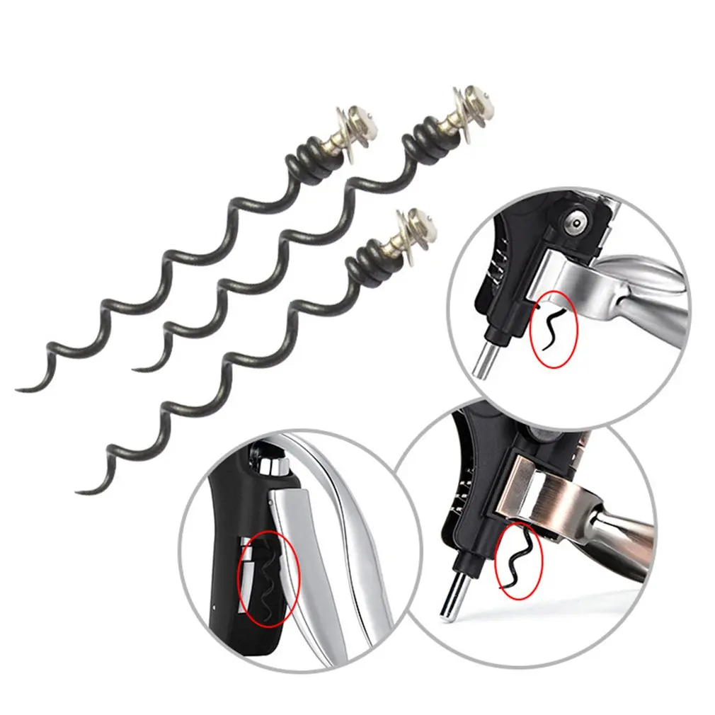 

Rabbit Head Wine Bottle Opener Corkscrew Set Wine Opener Kit With Foil Cutter Wine Stopper And Extra Spiral Needle