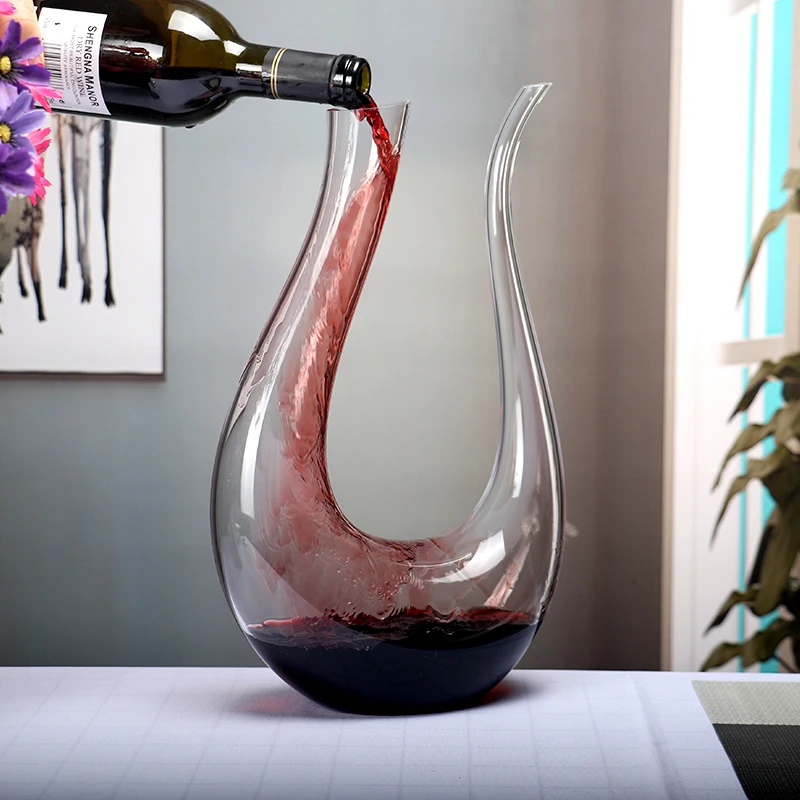 Высококачественный Хрустальный декантер ручной работы 1500 мл без свинца для