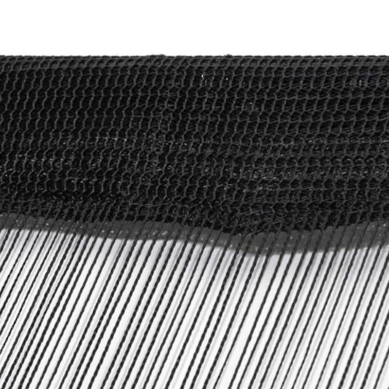 

200x100cm Black Curtain Glitter Crystal Tassel String Line Door Curtains Room Divider Decorative Tulle Curtains for Living Room