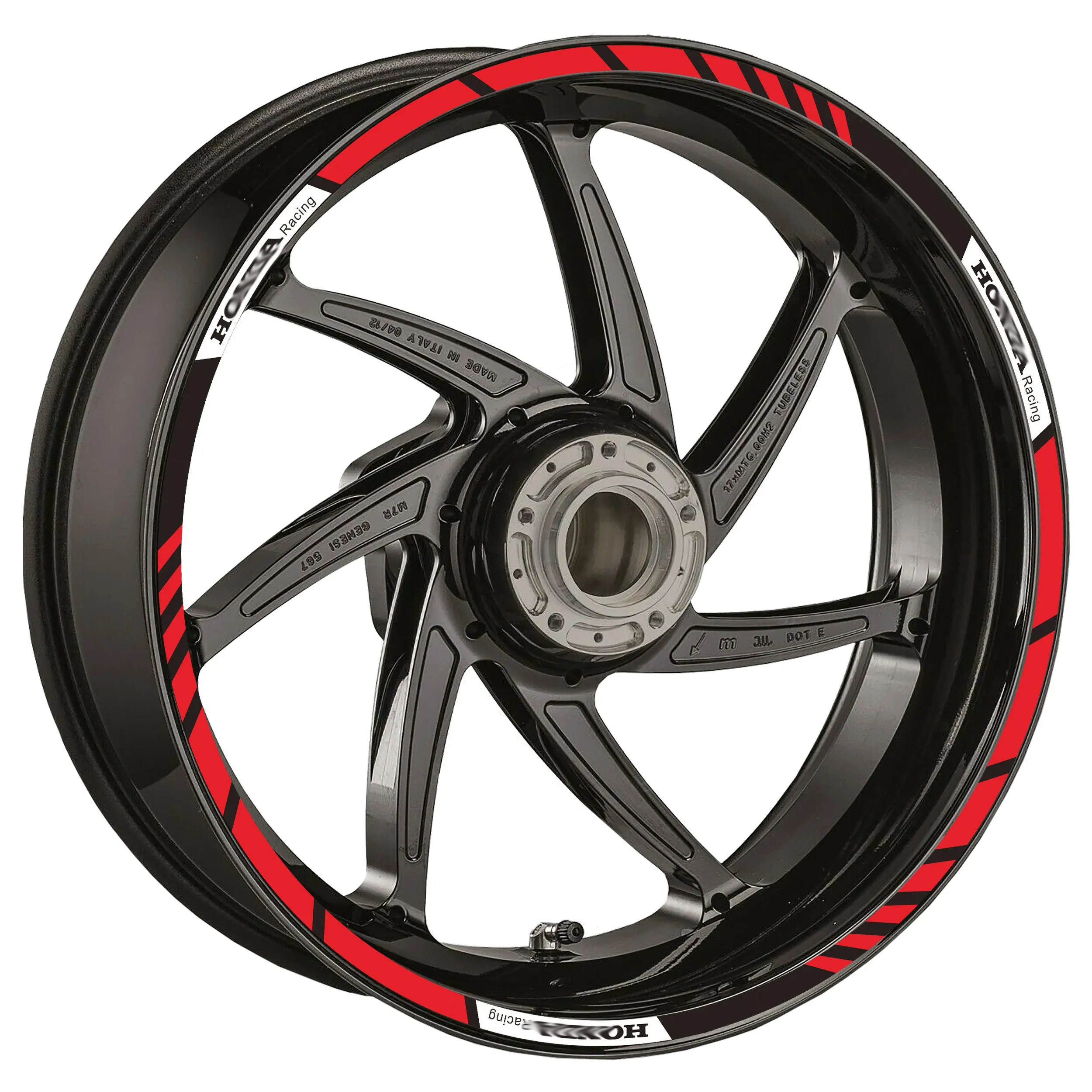Наклейка для ступицы мотоцикла cbr1000rr cbr650rr cbr650f cb650f cb1100 rim edge Светоотражающая