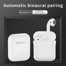 Original Touch Pop-up Earbuds I12 Tws Wireless Bluetooth 5.0 Wireless Headphones Earpiece Handsfree Earphones Buds Drop Shipping