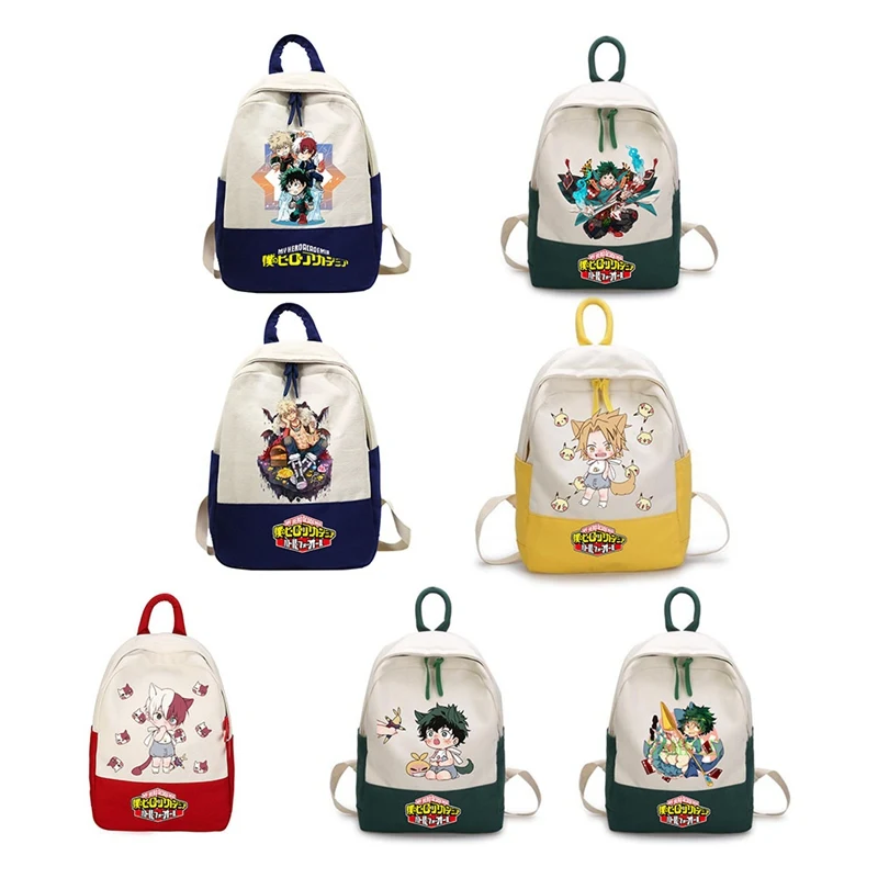 

Anime My Hero Academia Backpack Kawaii School Bags Travel Laptop Rucksack Satchel Unisex