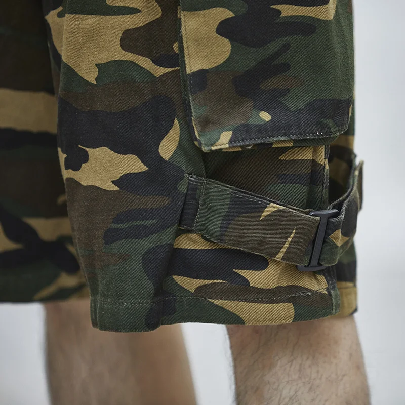 2019 хип хоп Карго короткие камуфляжные мужские Харадзюку джоггеры уличная