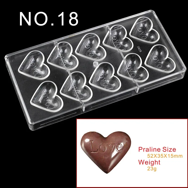 

Форма для шоколада Fuleier сердце пластик