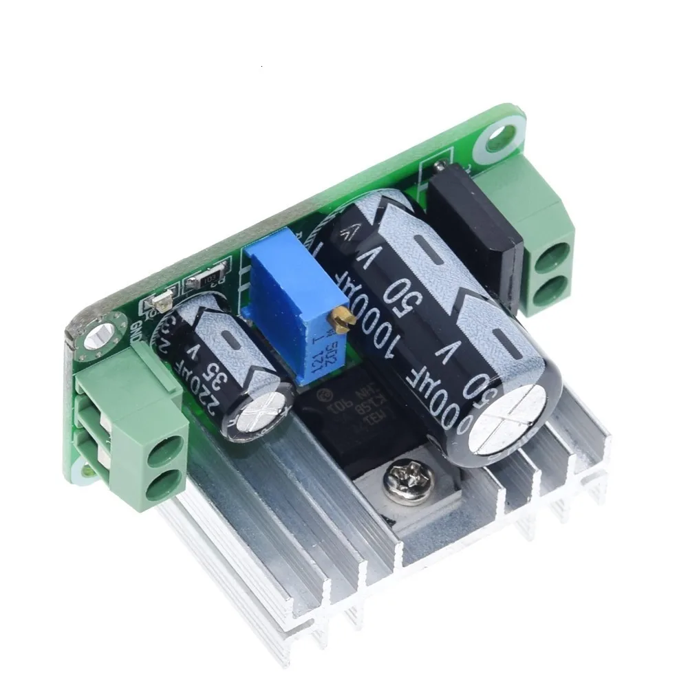 LM317T DC-DC Регулируемый преобразователь понижающий модуль печатной платы линейный регулятор питания с выпрямительным фильтром