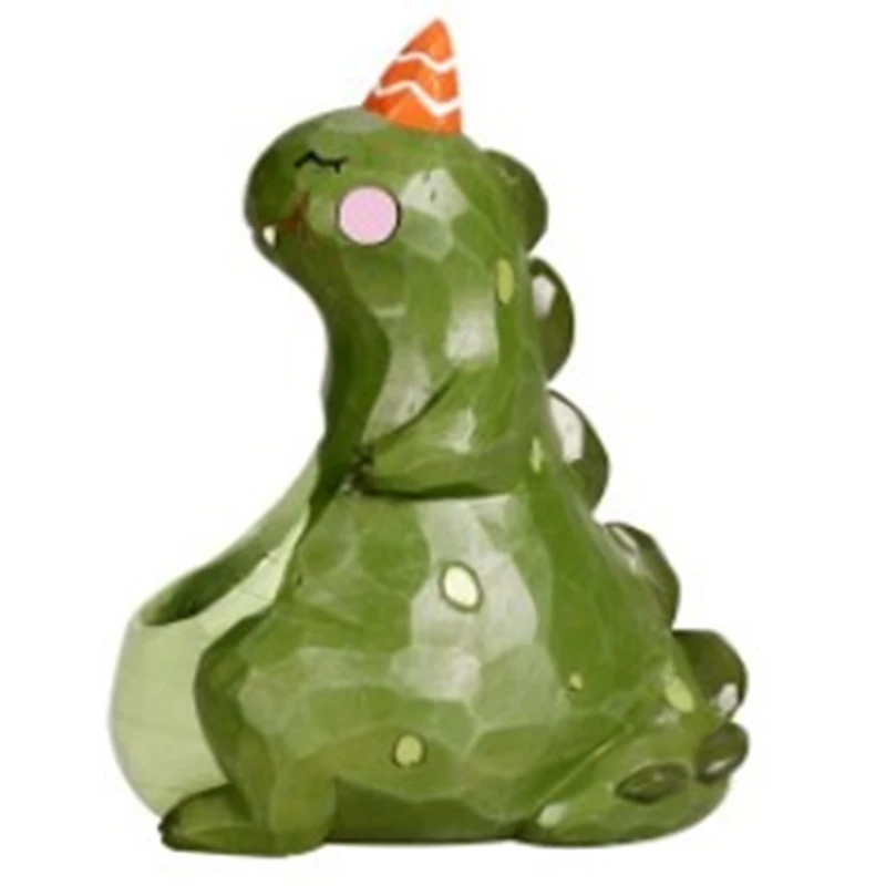 1 шт. креативные горшки для суккулентов из смолы животные Мини цветочный горшок