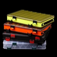 walk fish fishing box for baits double sided plastic lure boxes fly fishing tackle storage box supplies accessorie high strength