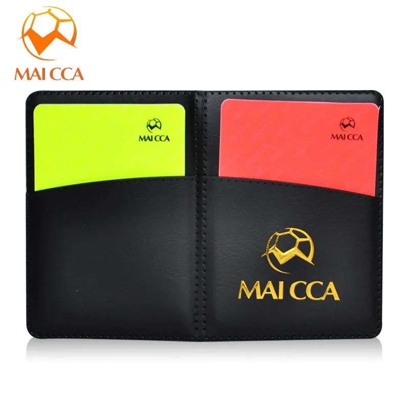 MAICCA набор инструментов для футбольного рефери красная желтая карточка свисток