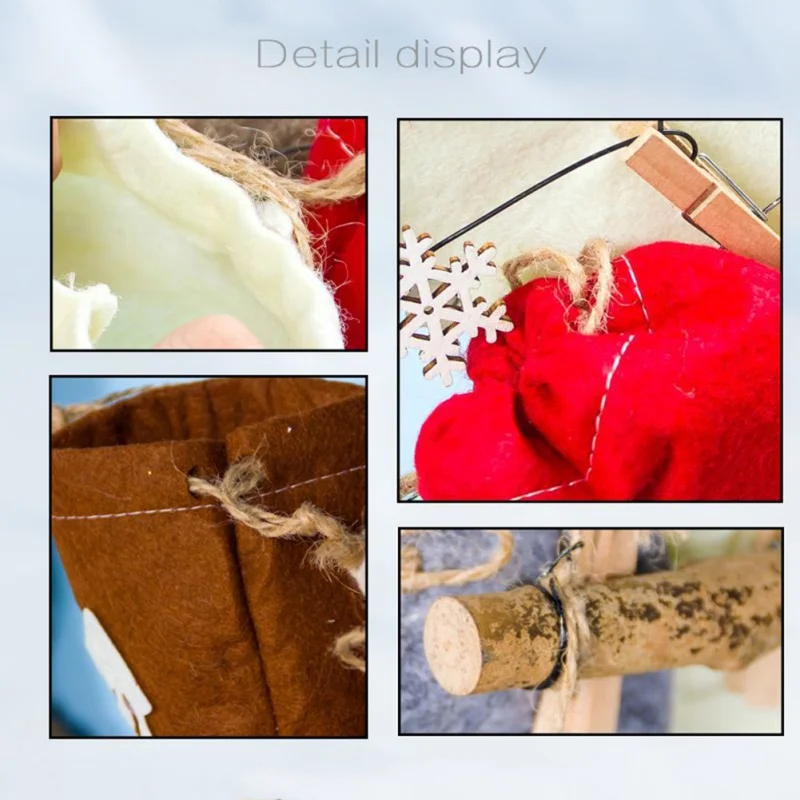 

Christmas Calendar Decorations Santa Claus Calendar Advent Countdown Ornament Hanging Festive Party Supplies