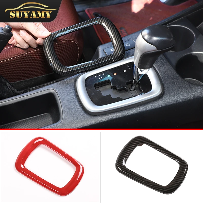 Center Console Gear Shift Frame Decoration Cover Trim For Toyota Hilux 2015-2021 ABS Car Styling Accessories Interior Modified