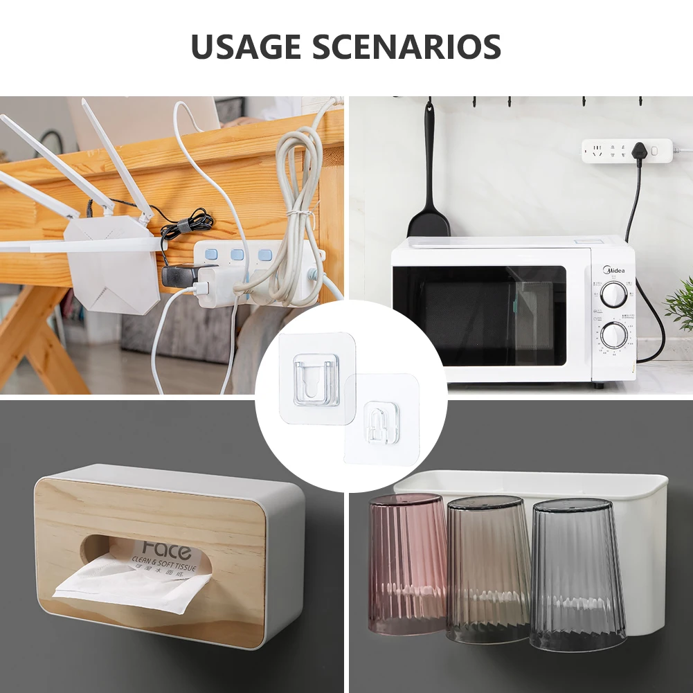 

20pcs Transparent Hooks Heavy Duty Strong Self Door Load Rack Sucker Seamless Suction Adhesive Sticky Wall Hangers for Kitchen