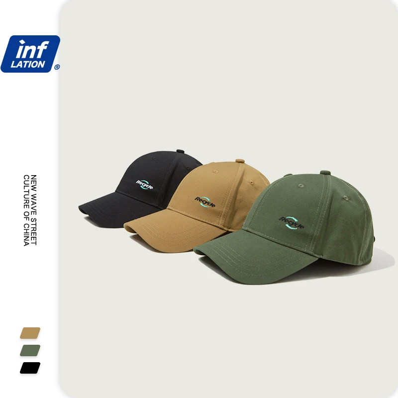 Мужская летняя бейсболка INFLATION модная уличная с регулируемой спинкой