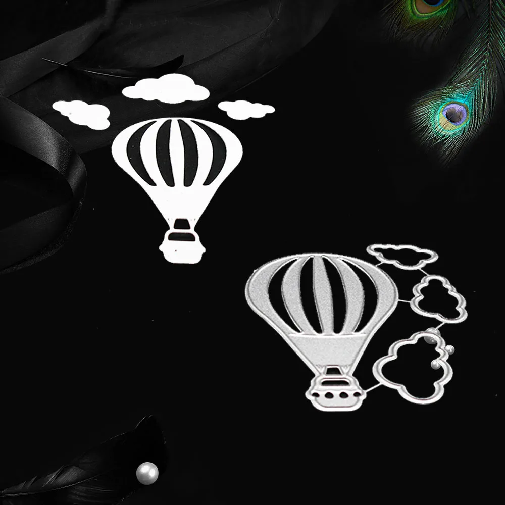 Металлический трафарет с изображением воздушного шара облака для сделай сам