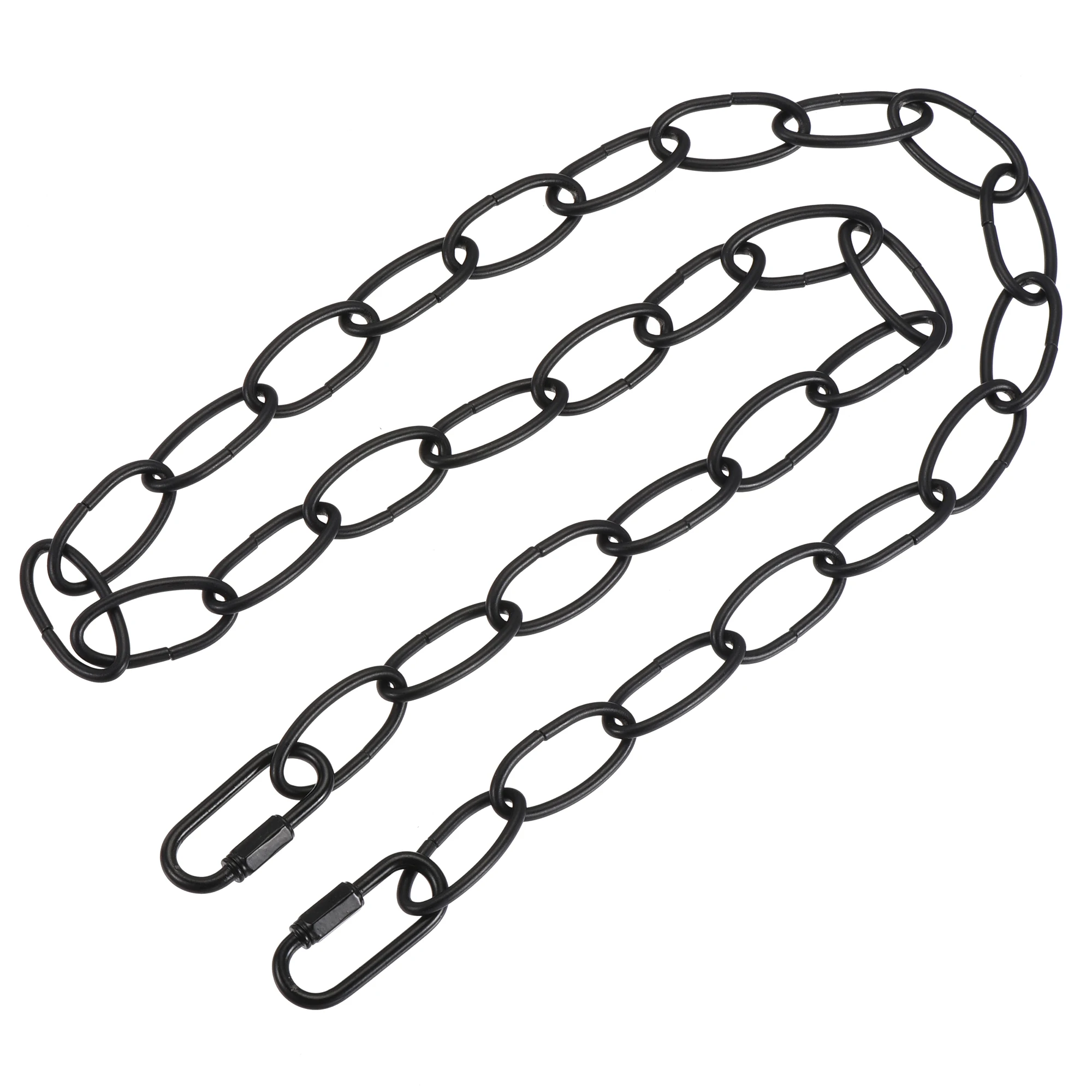 

Uxcell Pendant Light Fixture Chains 3mm Thick 1m Long with Chain Connectors Black