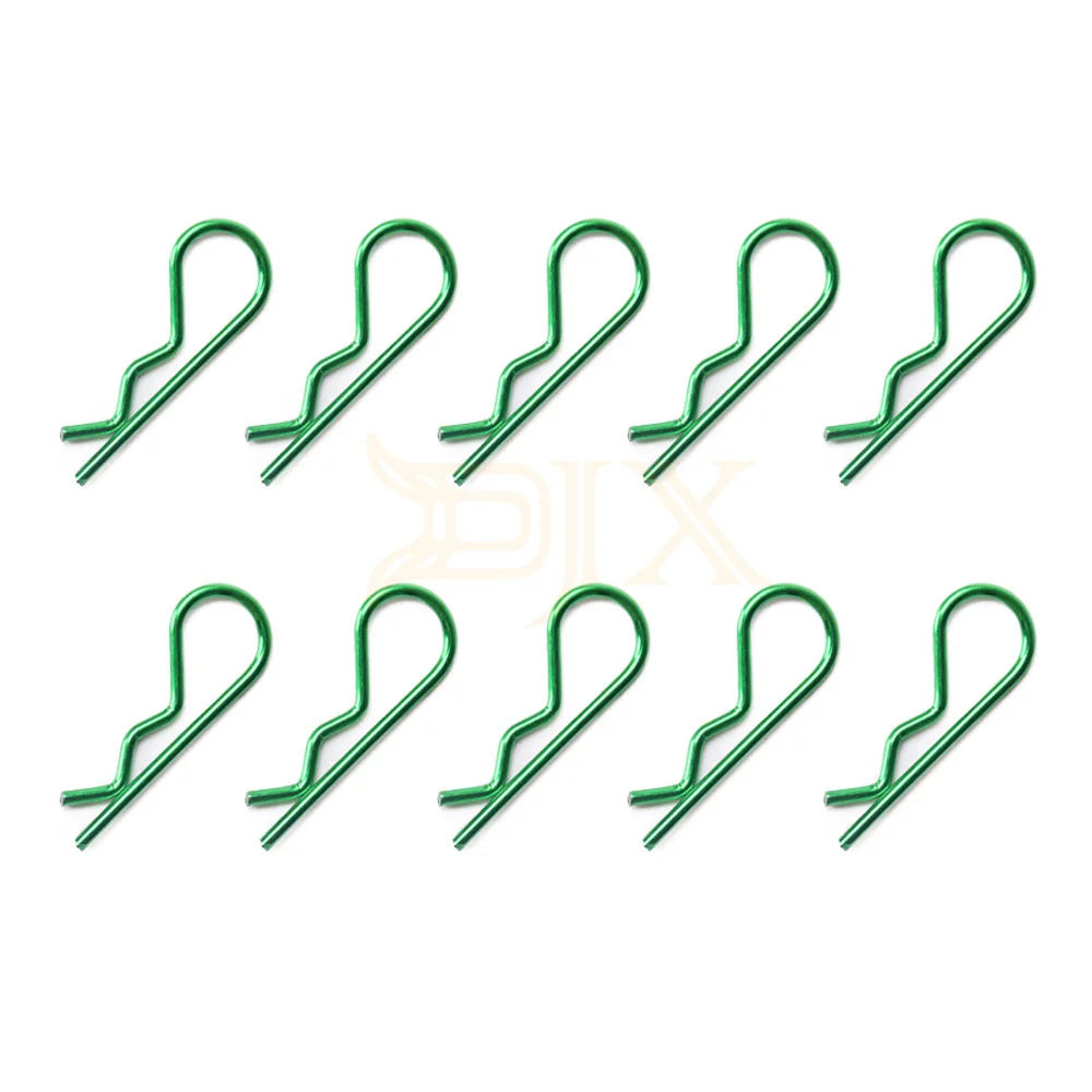 10 шт. универсальные зажимы для корпуса из нержавеющей стали Pin 1/10 RC модели
