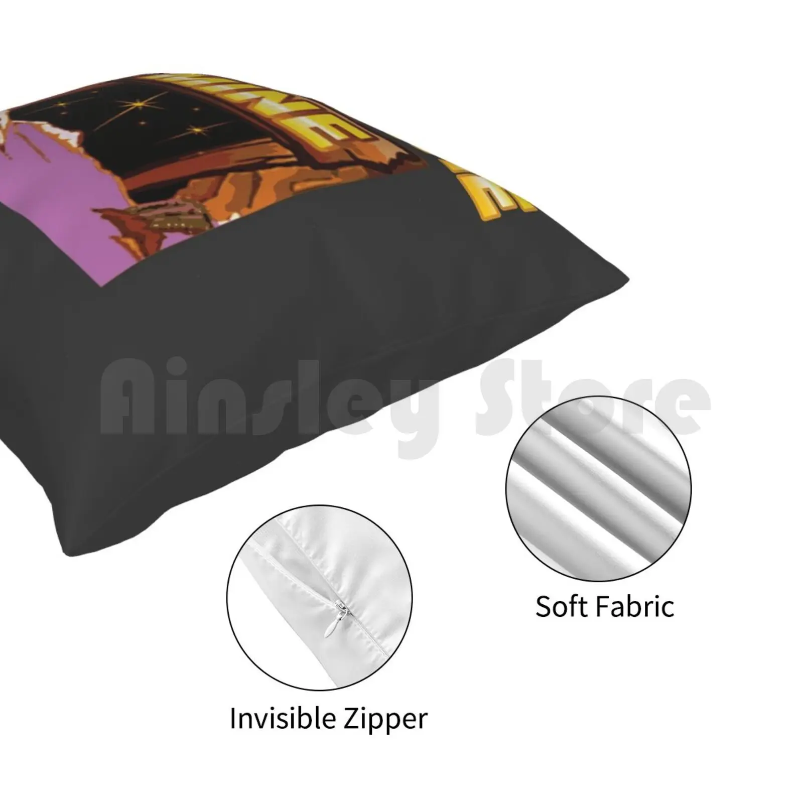 Off To The Mine графический дизайн-покеки дизайн подушки Чехол напечатанные дома