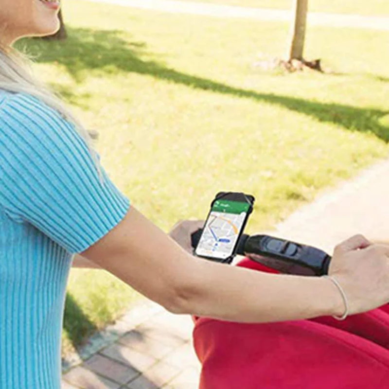 

Bicycle Mobile Phone Bracket, 360 Rotating Motorcycle Mobile Phone Bracket, Adjustable Universal Handlebar Bracket