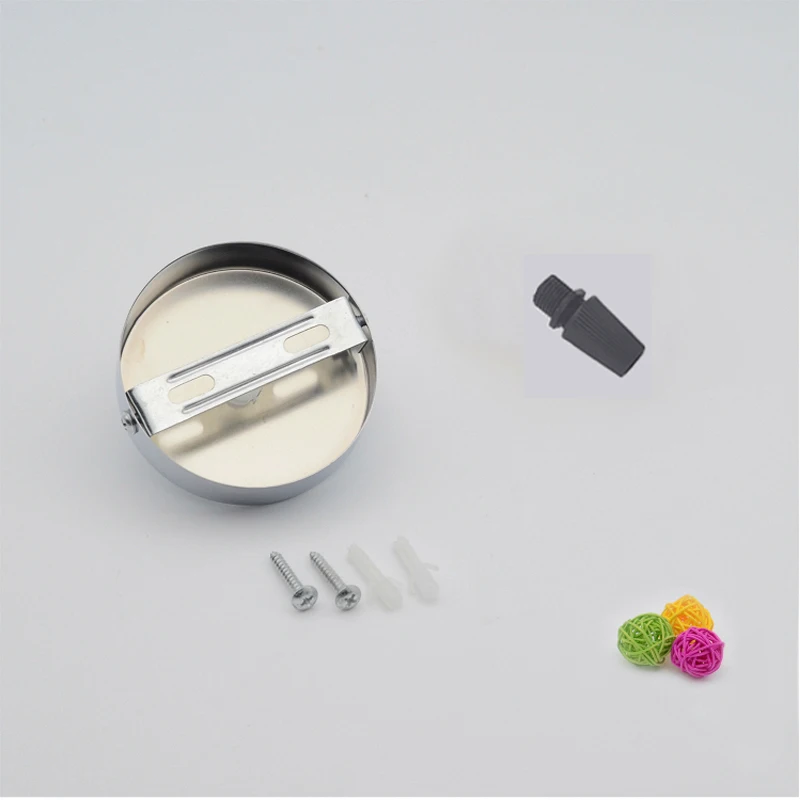 Черно-белая Серебристая бронзовая Потолочная пластина настенное бра крепление