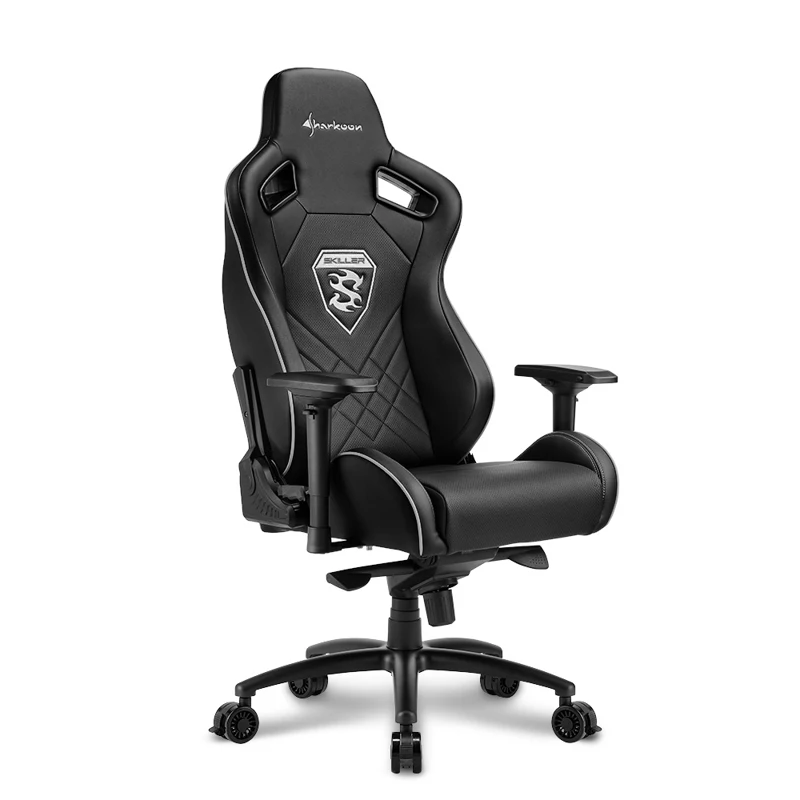 Игровое кресло Sharkoon Skiller SGS4 компьютерное до 150 кг кожа PU/PVC металл|Офисные стулья| |