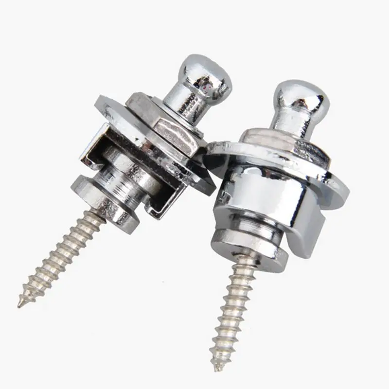 2 шт. ремешок гитары с кнопкой блокировки бандаж для противоскользящая