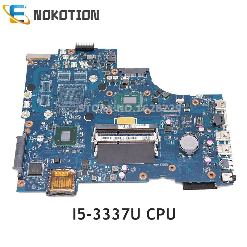 

NOKOTION для Dell Inspiron 17R-3721 5721, материнская плата для ноутбука SR0XL, процессор DDR3, 03, WVDR, VAW11, для ноутбука, с процессором, с процессором, для моделей DDR3...