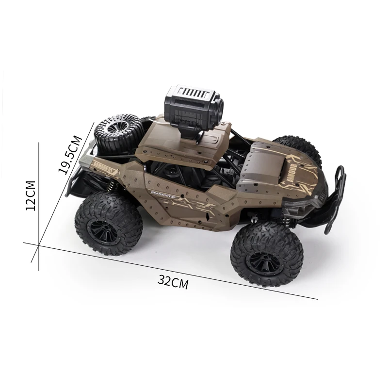 Электрический Радиоуправляемый автомобиль 1:18 2 4G гусеничная машина с